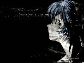Blue hair girl anime quote - blue hair free wallpaper