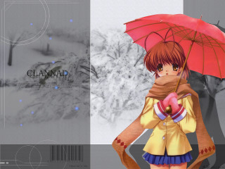 Girl umbrella snow heart apple - apple free wallpaper