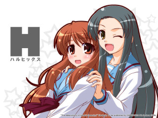 Anime girls surprised star sailor - her face free wallpaper