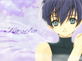 Anime girl blue eyes black 4 - a black dress free wallpaper