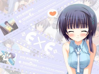 Girl tie blue shirt moviestrip - a tie free wallpaper