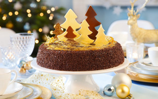 Cake frosting decorations christmas tree - a cake free wallpaper