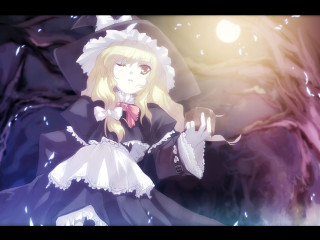 White dress hat yandere moon - a white dress and a hat free wallpaper