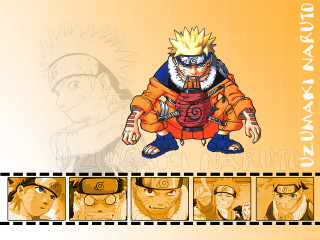 Naruto blonde blue eyes headband - a picture frame free wallpaper