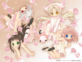 Anime girls flower pig alice - flower free wallpaper