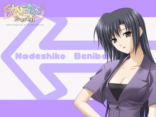 Woman purple dress purple background - official free wallpaper for desktop