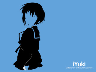 Eizan kikukawa yuki blue minimalist - a backpack and a backpack free wallpaper