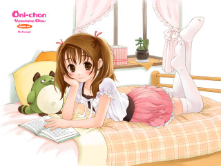 Girl bed book stuffed animal - a book free wallpaper