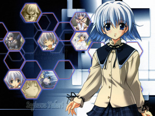 Girl uniform background hexagonal rayonism - hexagonal free wallpaper