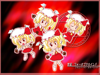 Anime girls hats dresses red - a red frame free wallpaper