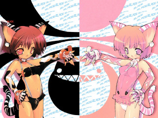 Anime girls cat tiger animal - hint of yayoi kasuma free wallpaper