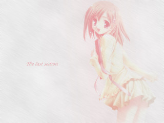 Yellow dress pink hair anime - a yellow dress free wallpaper