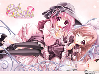 Anime girls bed cake gothic - a bed free wallpaper