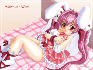 Bunny girl anime pink dress - a pink dress free wallpaper
