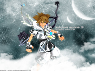 Anime sword cloud moon astronaut - the cloud free wallpaper