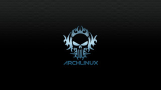 Black background blue skull blue - face and the words free wallpaper
