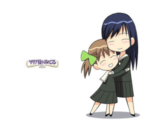 Couple hug aya goda cartoon - a couple of people free wallpaper for desktop