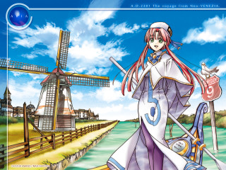 Anime windmill shoulder bag blue - a bag free wallpaper
