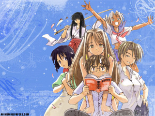 Anime girls reading books cherry - holding free wallpaper