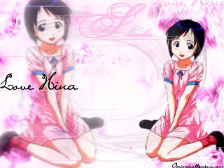 Girl pink background anime mannerism - a pink dress free wallpaper