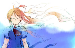 Girl long hair kyoto neo - long hair and a tie free wallpaper