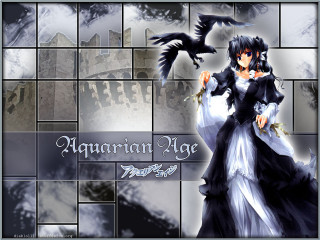 Woman black white dress bird - ann thetis blacker free wallpaper