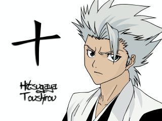 White hair man cross hashagua - a drawing of a man free wallpaper