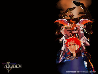 Red haired girl group rayonism - concept art free wallpaper