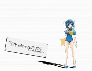 Cartoon girl twin dorm sign - a sign free wallpaper