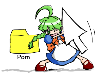 Cartoon girl running bag papers - p free wallpaper