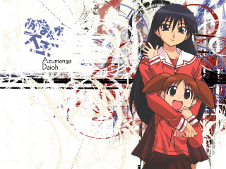 Anime couple paint splatters school - poster art free wallpaper