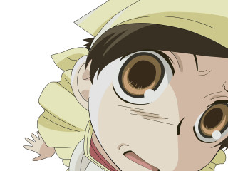 Big eyes hat man staring - his head free wallpaper