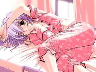 Woman pink dress teddybed anime - a pink teddy bear free wallpaper