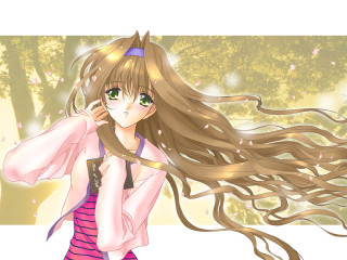 Girl long hair snow pink - a pink jacket free wallpaper