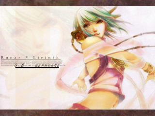 Green hair pink dress sword - green hair free wallpaper