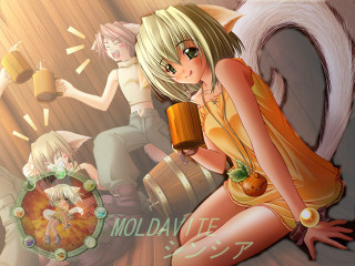 Cartoon woman beer barrel animal - a cartoon picture of a woman free wallpaper