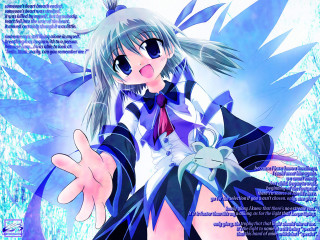 Chizuko yoshida anime blue white - a red tie free wallpaper
