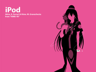 Woman black dress pink background - neodada free wallpaper