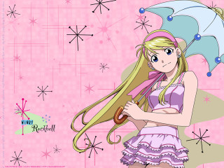 Girl long hair umbrella pink - long hair holding free wallpaper