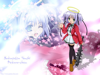 Angel redjacket gun halo star - holding free wallpaper