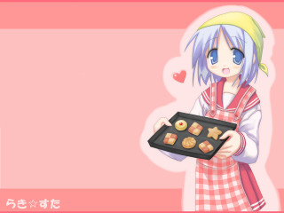 Girl cookies heart pink kawaii - a pink border free wallpaper