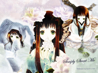 Anime girls green eyes white - green eye free wallpaper