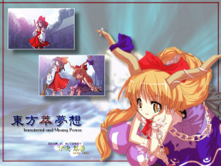 Girl long blonde hair red - a bow free wallpaper