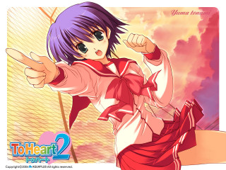 Girl purple hair pink outfit - something free wallpaper
