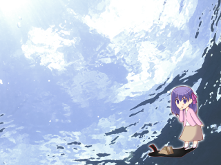 Girl skateboard water sky kimono - a skateboard free wallpaper