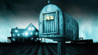 Creepy house giant mailbox truck - a truck in the background free wallpaper
