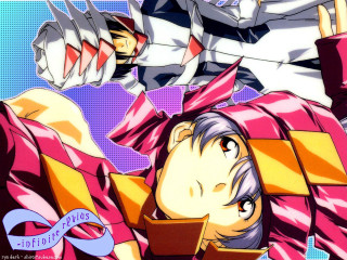Anime sword pinkoutfit background purplehair - a blue ribbon free wallpaper