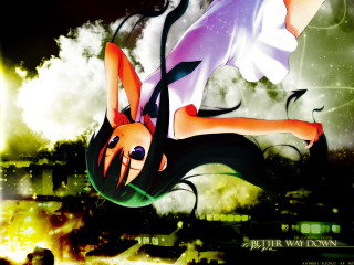 Girl flying white dress holography - ann thetis blacker free wallpaper