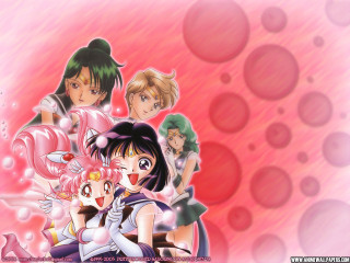 Pink hair girls anime visual - visual free wallpaper