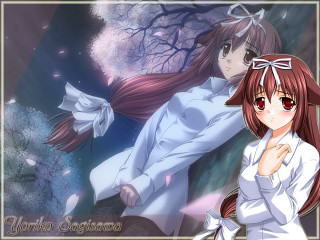 Eizan kikukawa anime characters cherry - sōsaku hanga free wallpaper